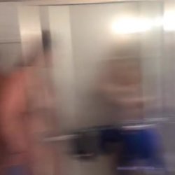 Wild College Girls Showering after Sex Party